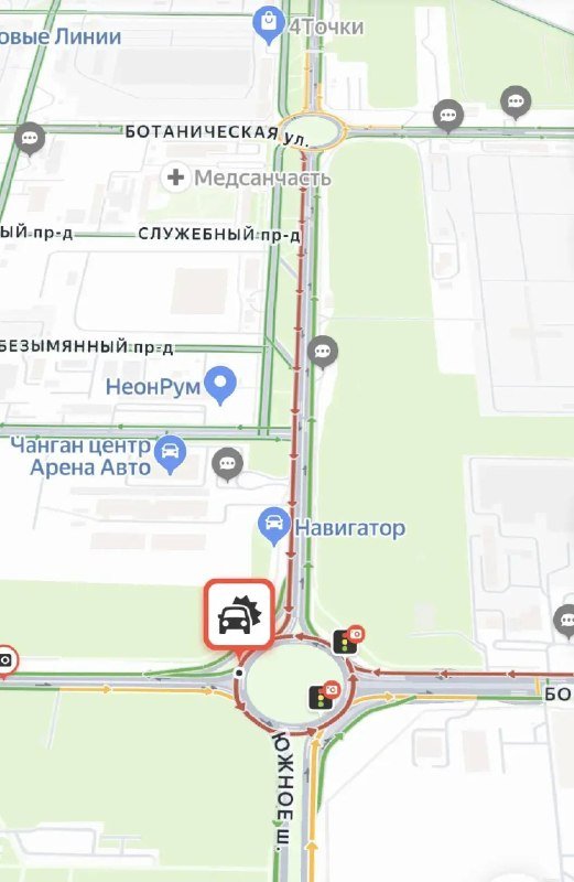 Южное шоссе в Тольятти встало из-за ДТП